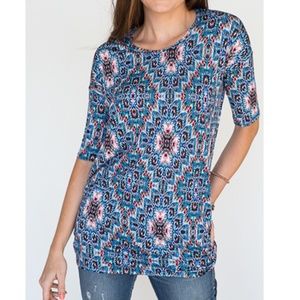 HiLo Tunic - TALL - Azure Skies